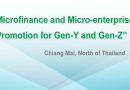 Microfinance and Micro-enterprise Promotion for Gen-Y and Gen-Z Chiang Mai